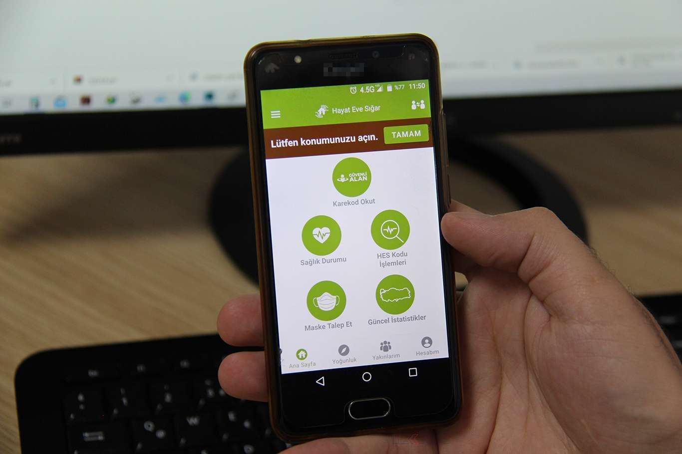 Aşı kartı HES uygulaması üzerinden çıkarılabilecek